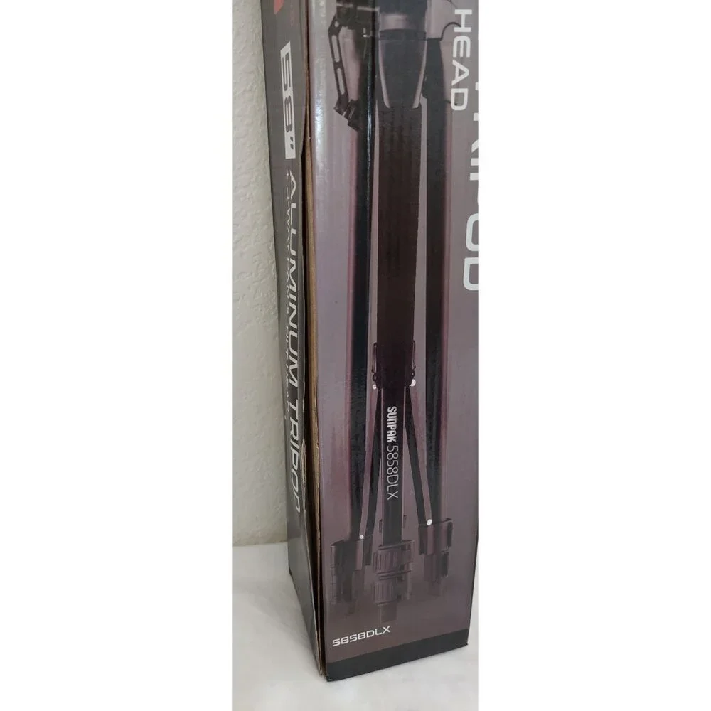 Sunpak 5858DLX Medium Duty Video Tripod Camera Video Production Stand 58